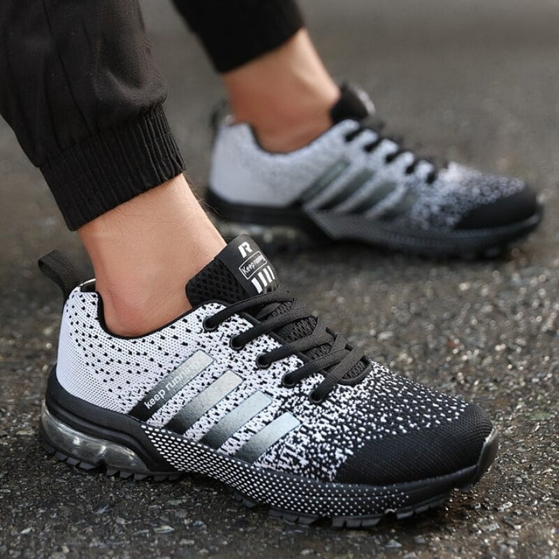 Lightweight Orthopaedic Sneakers - AeroFlex-Blue-3.5-Nora Luxe