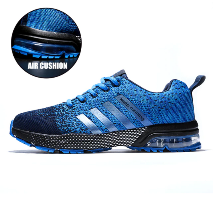 Lightweight Orthopaedic Sneakers - AeroFlex-Blue-3.5-Nora Luxe
