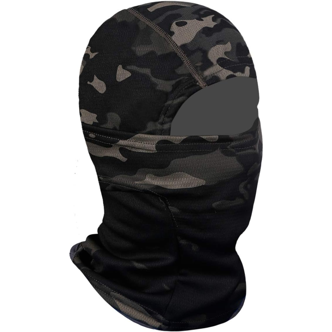 Lightweight Ski Mask with UV Protection - AlpineShield-Dark Camouflage-Nora Luxe