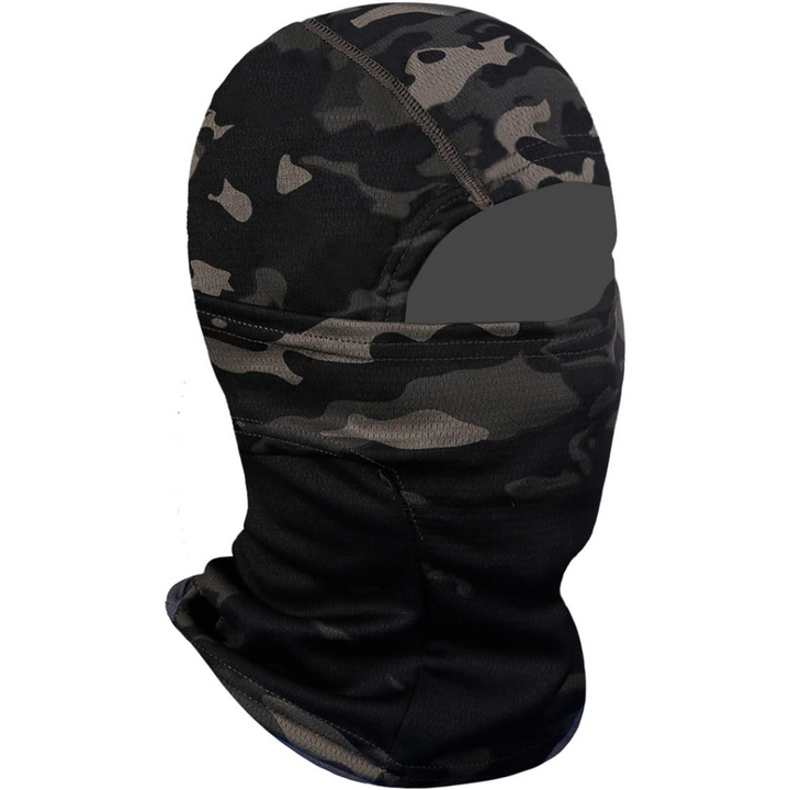 Lightweight Ski Mask with UV Protection - AlpineShield-Dark Camouflage-Nora Luxe