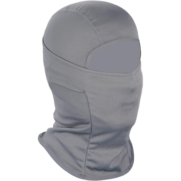 Lightweight Ski Mask with UV Protection - AlpineShield-Gray-Nora Luxe