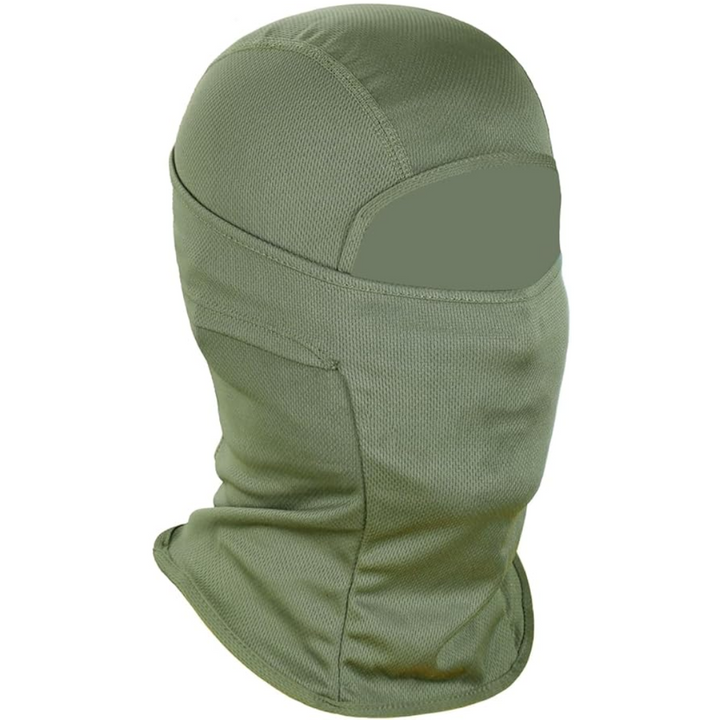 Lightweight Ski Mask with UV Protection - AlpineShield-Green-Nora Luxe