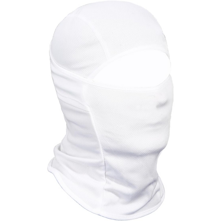 Lightweight Ski Mask with UV Protection - AlpineShield-White-Nora Luxe