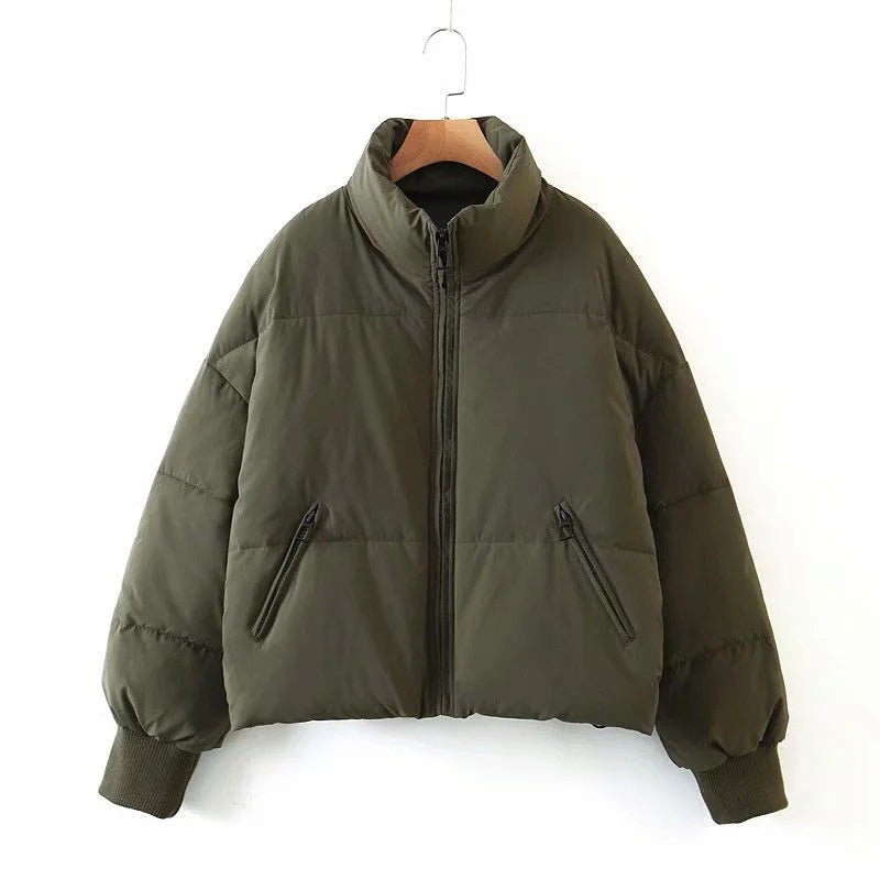 Lightweight Women's Puffer Jacket - Sofia-Light Green-S-Nora Luxe