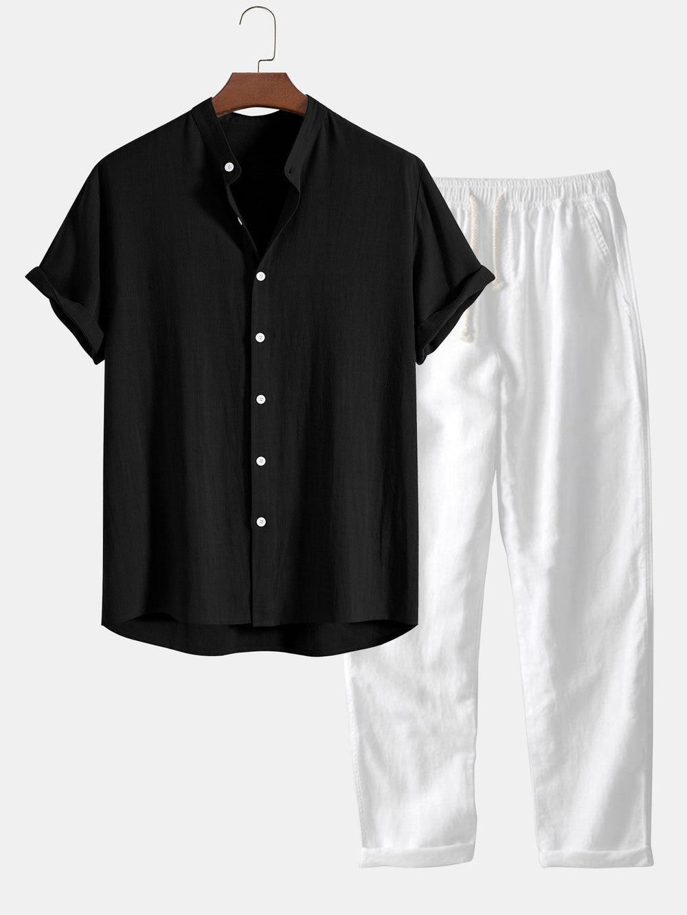 Linen Set - Ramos-Black-S-Nora Luxe