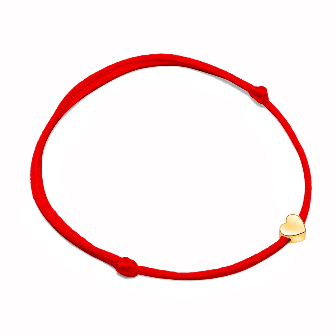 Little Love Bracelet - Elise-Gold-Red-Nora Luxe