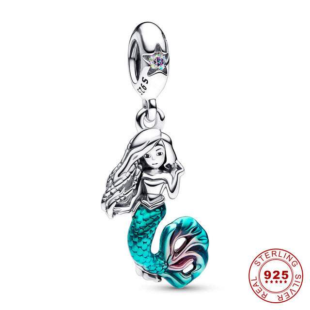 Little Mermaid Charm Set | Elegant Ocean-Themed Jewellery Set-Ariel Little Mermaid-Nora Luxe
