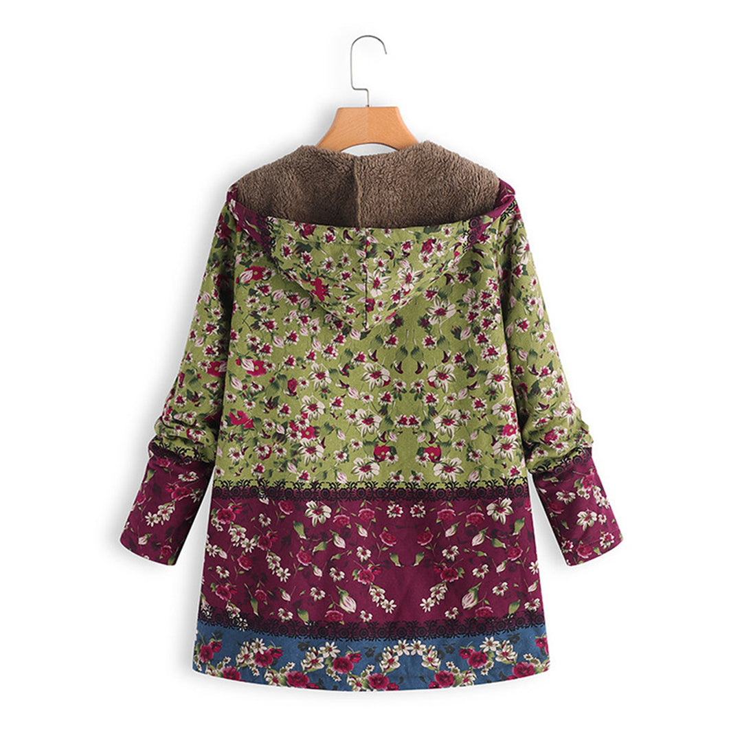 Long Ladies Teddy Coat with Hood - Seraphina-Blue-S-Nora Luxe