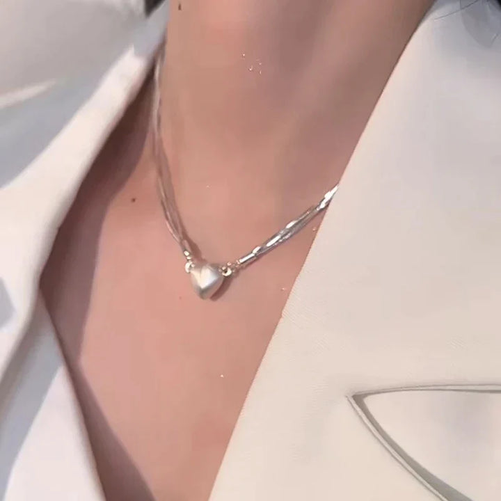 Love Magnet Pendant Necklace-Nora Luxe