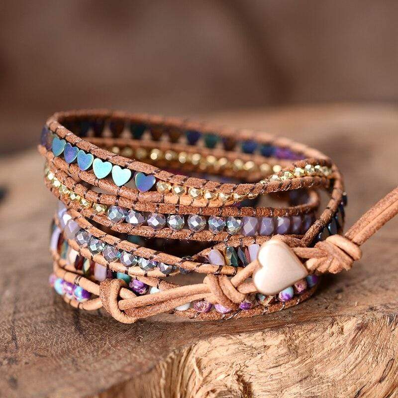 Love Protection Jasper Wrap Bracelet - Amora-Nora Luxe