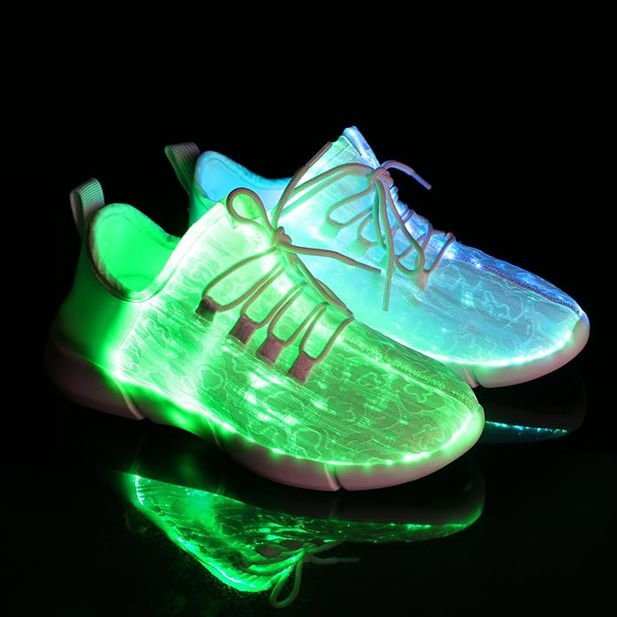 Luminous Light-Up Shoes - GlowKicks-5.5-Nora Luxe