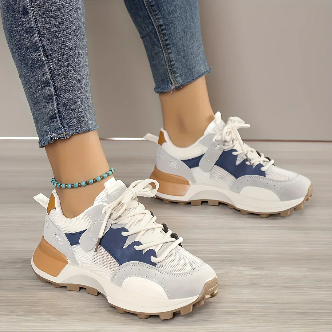 Luna Ademend Sports Trainers | Comfortable & Non-slip Design-5-Gray-Nora Luxe