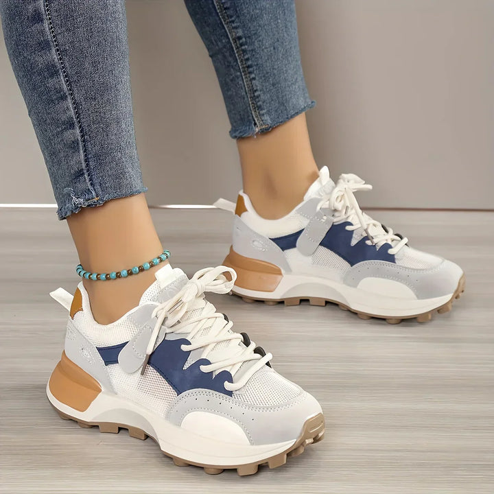 Luna Ademend Sports Trainers | Comfortable & Non-slip Design-5-Gray-Nora Luxe