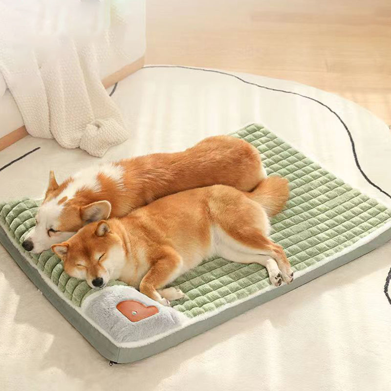 LUXE WINTER DOG MAT - WARM FLEECE SOFA FOR SMALL AND MEDIUM DOGS-Chocolate-Nora Luxe