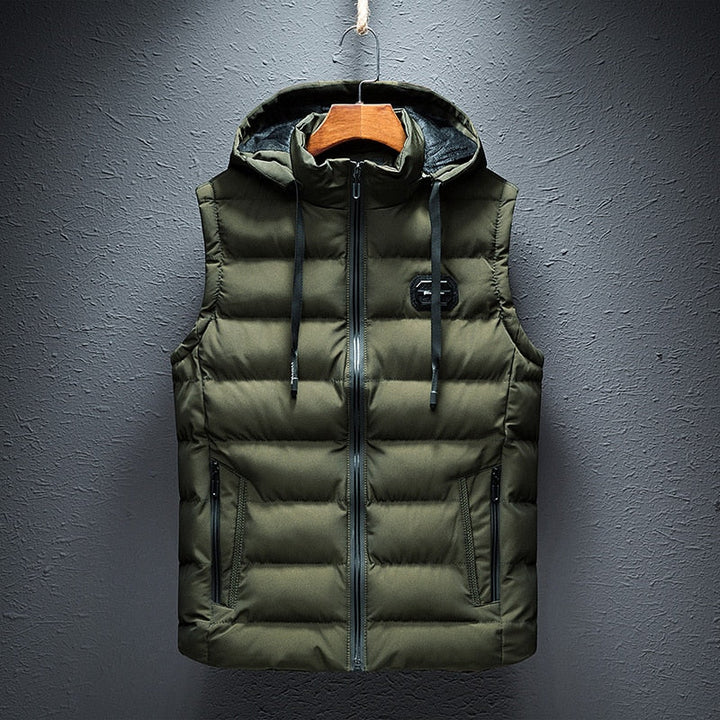 Luxurious Autumn Bodywarmer - Valdemar-Green-XS-Nora Luxe