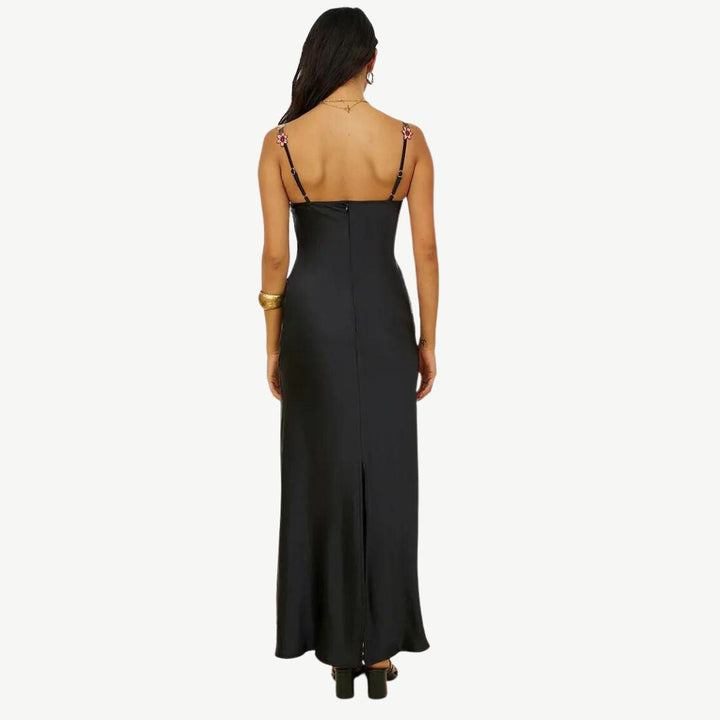 Luxurious Satin Slip Dress - Celeste-Green-S-Nora Luxe