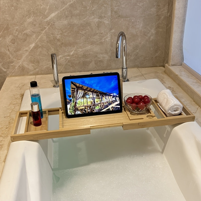Luxury Bamboo Bathtub Tray - ZenBath-Nora Luxe