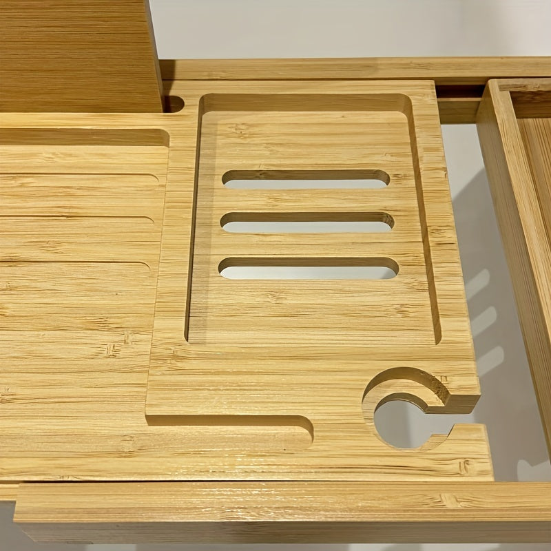 Luxury Bamboo Bathtub Tray - ZenBath-Nora Luxe