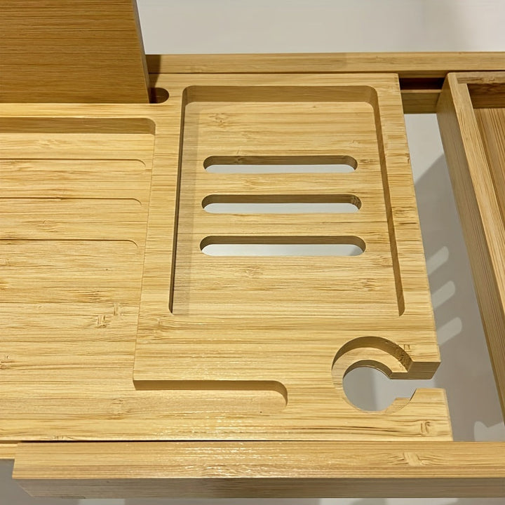 Luxury Bamboo Bathtub Tray - ZenBath-Nora Luxe