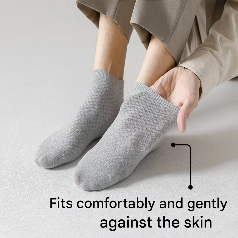 Luxury Bamboo Socks - BambooSoft-Black-1 + 1 Free-5.5-8.0-Nora Luxe