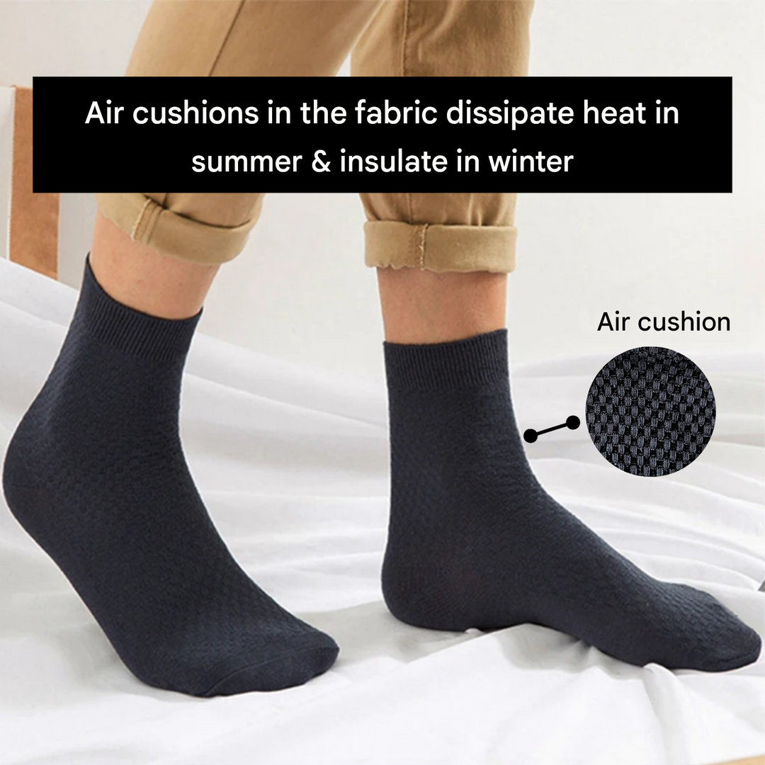 Luxury Bamboo Socks - BambooSoft-Black-1 + 1 Free-5.5-8.0-Nora Luxe