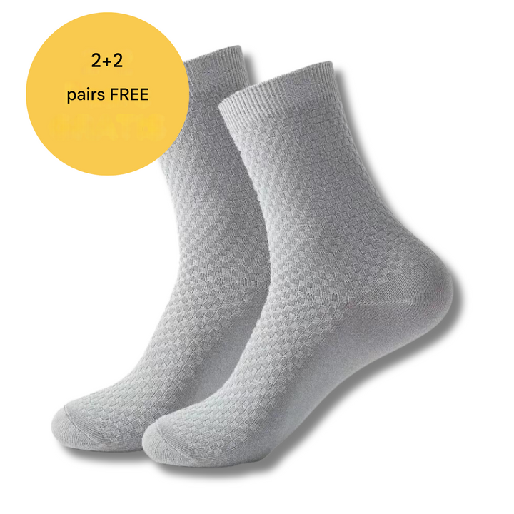 Luxury Bamboo Socks - BambooSoft-Black-1 + 1 Free-5.5-8.0-Nora Luxe