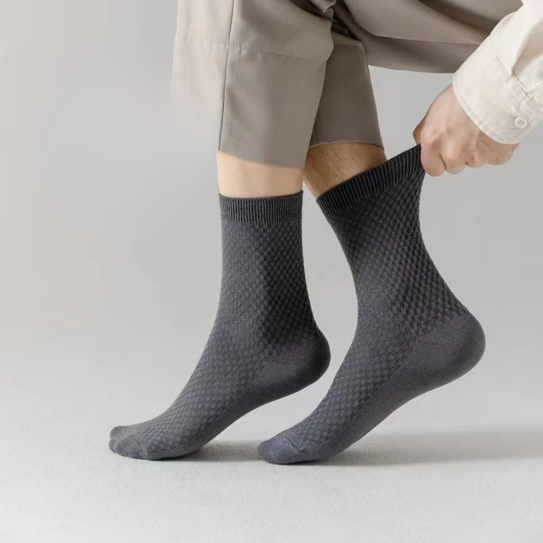 Luxury Bamboo Socks - BambooSoft-Black-1 + 1 Free-5.5-8.0-Nora Luxe