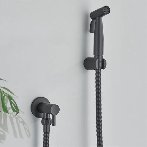Luxury Bidet Hand Shower - PureFlow-Black-Nora Luxe