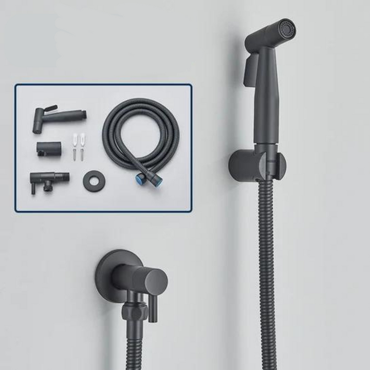 Luxury Bidet Hand Shower - PureFlow-Black-Nora Luxe