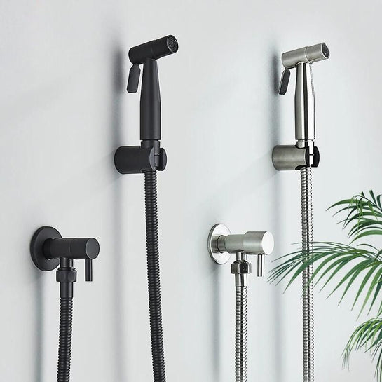 Luxury Bidet Hand Shower - PureFlow-Black-Nora Luxe