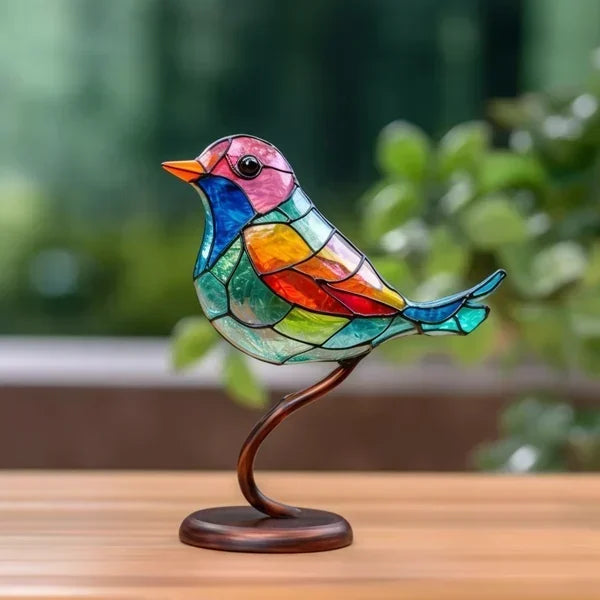 Luxury Bird Figurines in Colored Glass - EleganBird-1 Bird-Nora Luxe