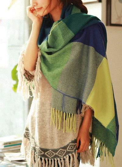 Luxury Cashmere Ladies Scarf - Marlowe-Green-Nora Luxe