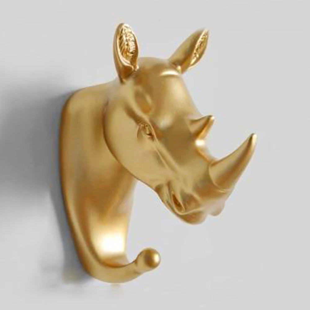 Luxury Gold Animal Storage Hangers - GoldenPaws-Rhinoceros-Nora Luxe