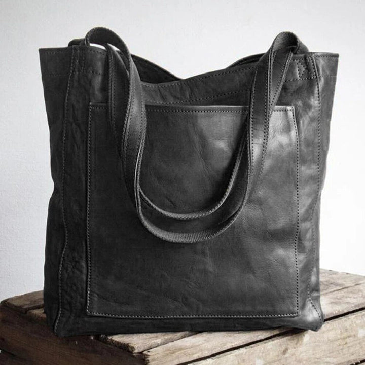 Luxury leather handbag for women - Isabella-Brown-Nora Luxe