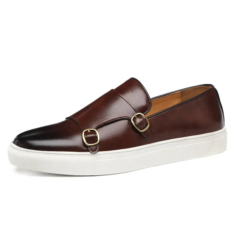 Luxury leather men's shoes with ultimate comfort – Alessio-Brown-5.5-Nora Luxe