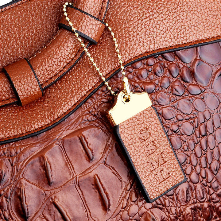 Luxury Leather Shoulder Bag - Liva-Gray-Nora Luxe