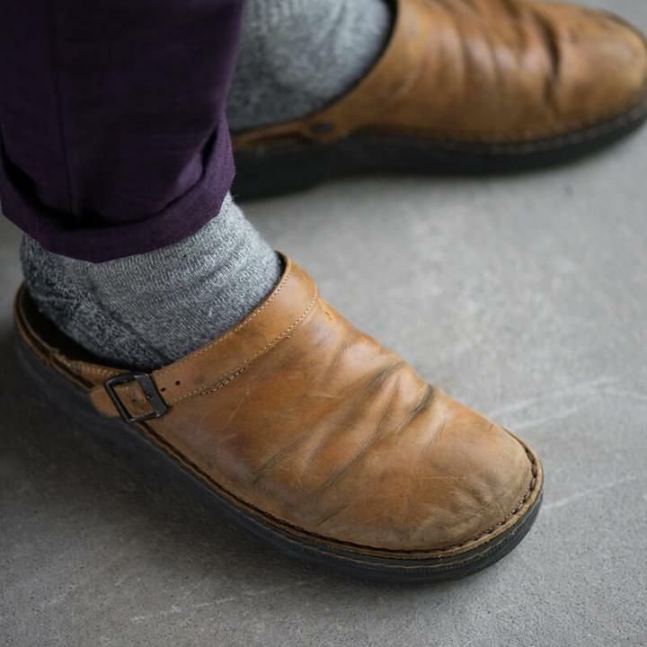 Luxury leather slippers for men – Elias-Brown-6.5-Nora Luxe
