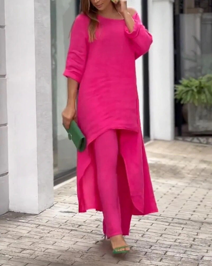 Luxury Leisure Set for Women - Emma-Pink-S-Nora Luxe
