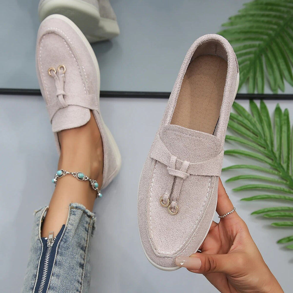 Luxury Loafers - Mira-Beige-5-Nora Luxe