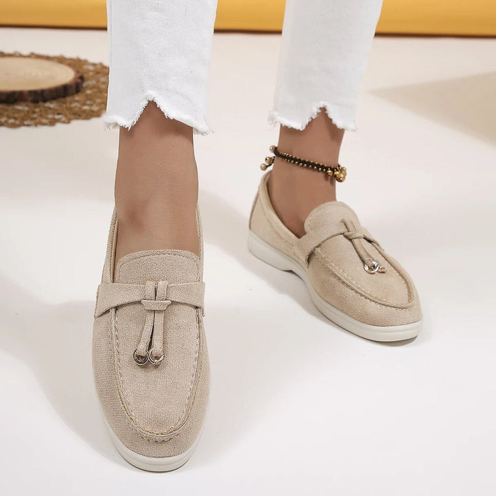 Luxury Loafers - Mira-Khaki-5-Nora Luxe