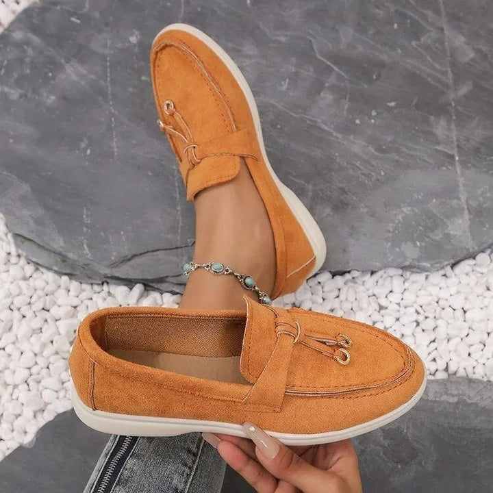 Luxury Loafers - Mira-Orange-5-Nora Luxe