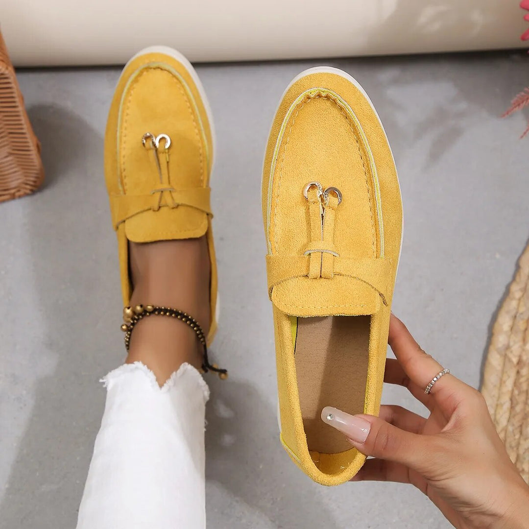 Luxury Loafers - Mira-Yellow-5-Nora Luxe