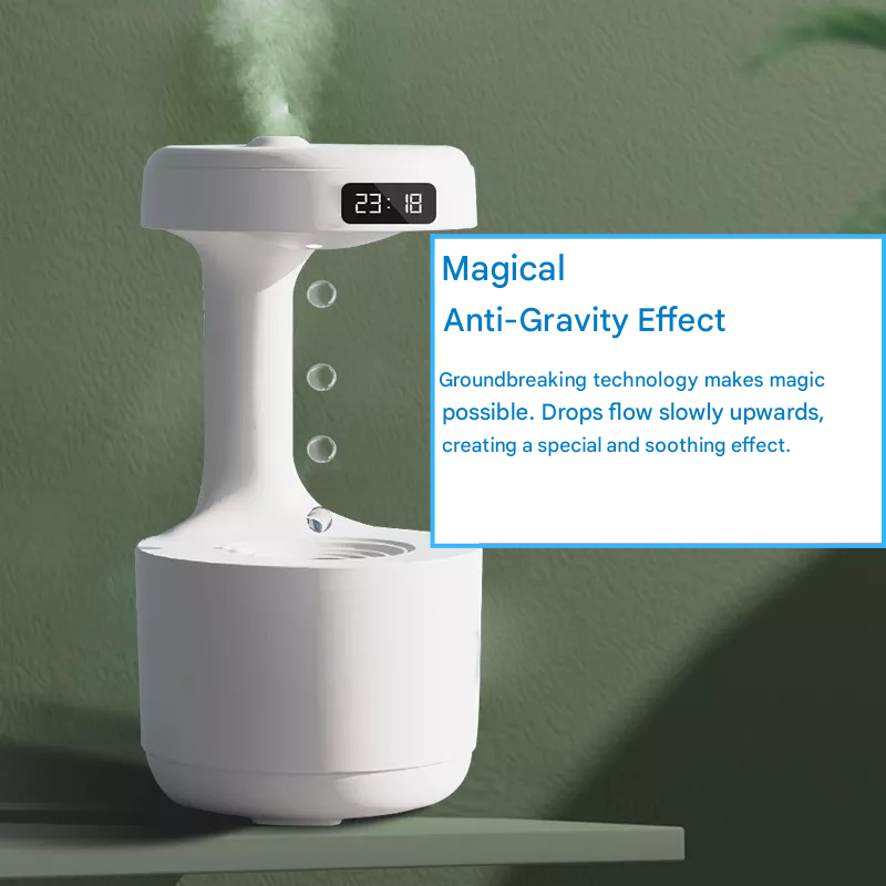 Luxury Magic Humidifier Diffuser - AquaGlow-White-Nora Luxe