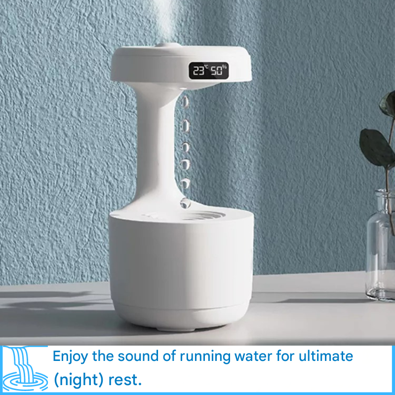 Luxury Magic Humidifier Diffuser - AquaGlow-White-Nora Luxe