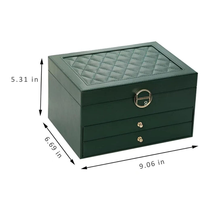 Luxury Multi-Layer Jewellery Box - EleganceBox-Pink-Nora Luxe