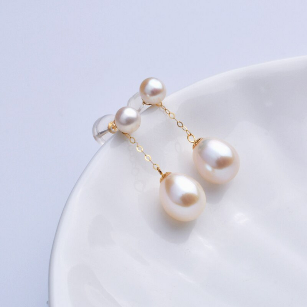 Luxury Pearl Earrings - Isolde-Nora Luxe