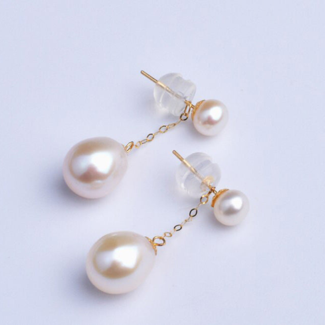 Luxury Pearl Earrings - Isolde-Nora Luxe