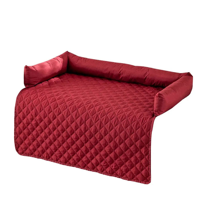 Luxury Pet Protection Mat for Sofa - BuddyGuard-Red-S 29.53x29.53 inches-Nora Luxe