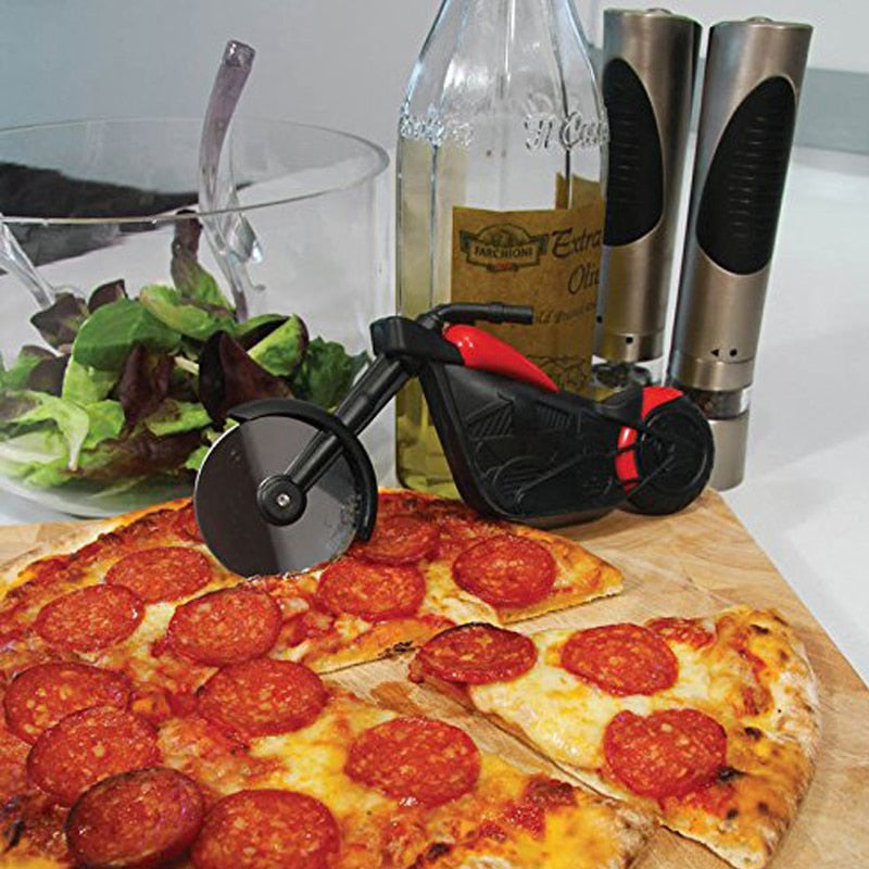 Luxury Pizza Cutter in Motorcycle Style - MotoSlice-Nora Luxe