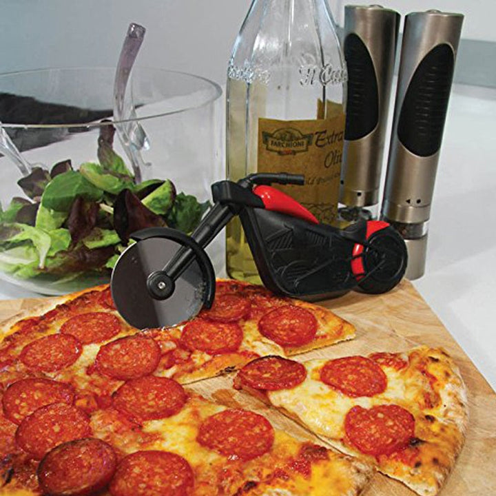 Luxury Pizza Cutter in Motorcycle Style - MotoSlice-Nora Luxe